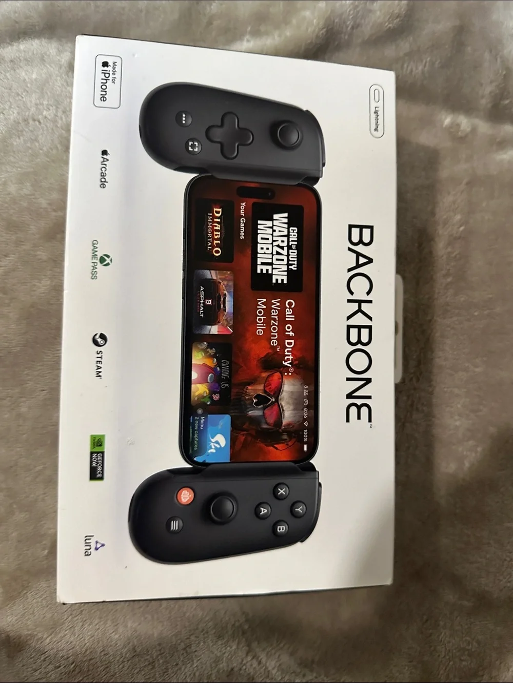 Backbone Mobile Gaming Controller for iPhone - Black
